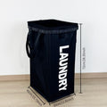 Oxford Fabric Laundry Basket with Wheels – Foldable Slim Hamper for Tight Spaces
