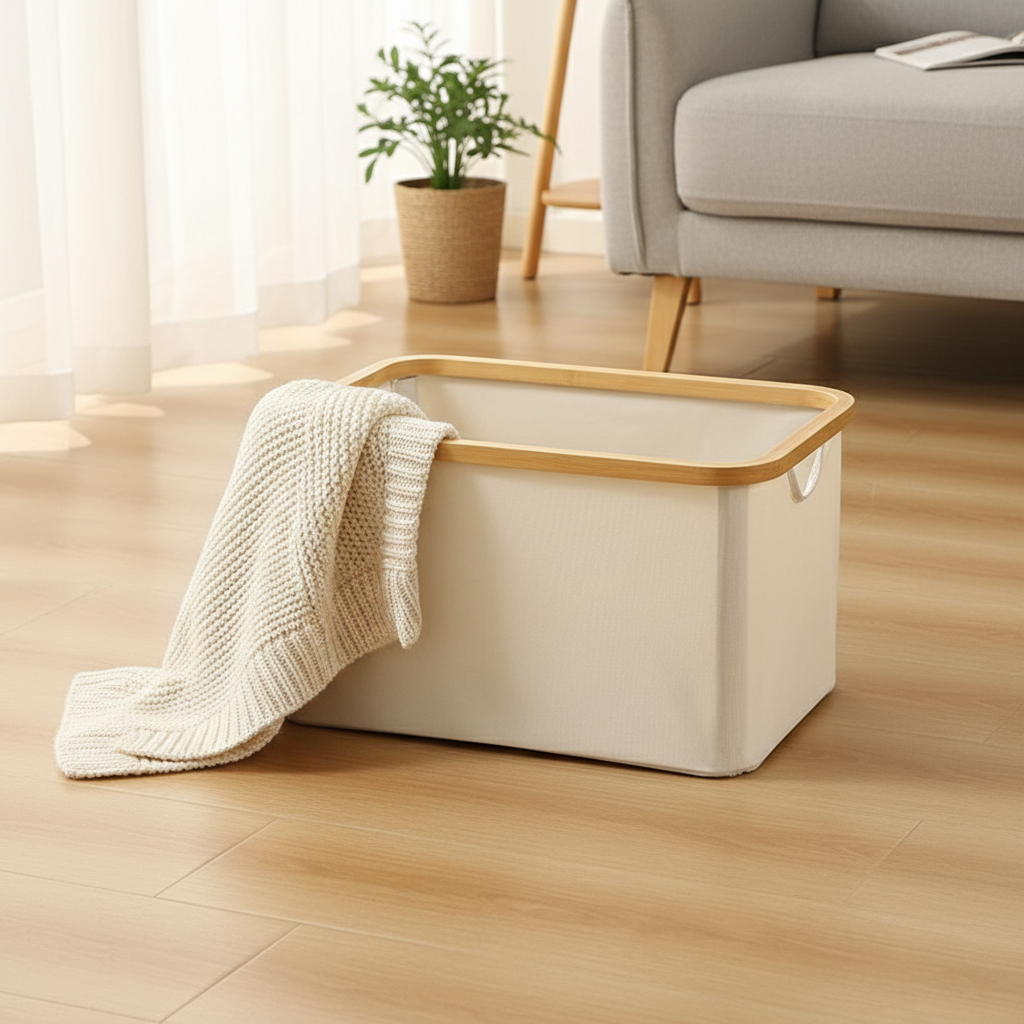 ZenHarmony | Natural Bamboo & Premium Oxford Fabric Organizer