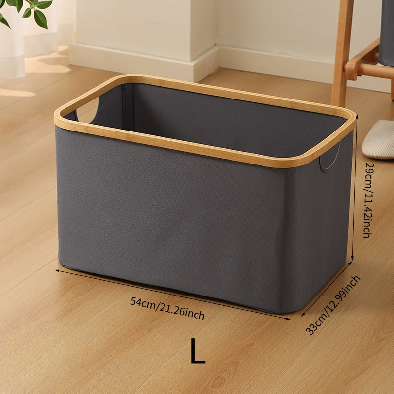 ZenHarmony | Natural Bamboo & Premium Oxford Fabric Organizer