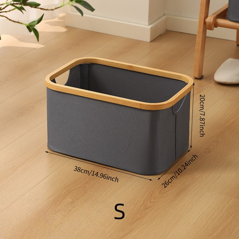 ZenHarmony | Natural Bamboo & Premium Oxford Fabric Organizer